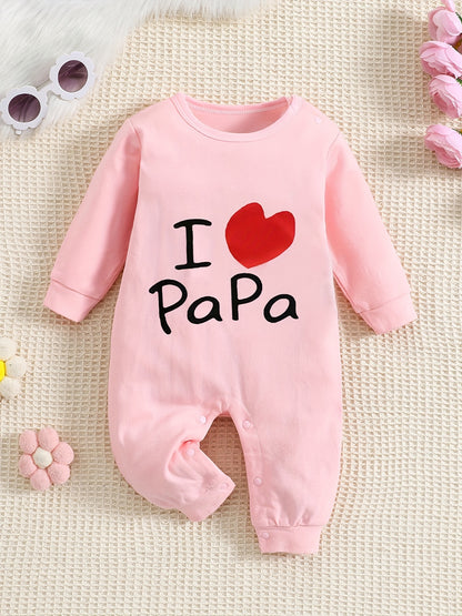 I love papa & mama romper