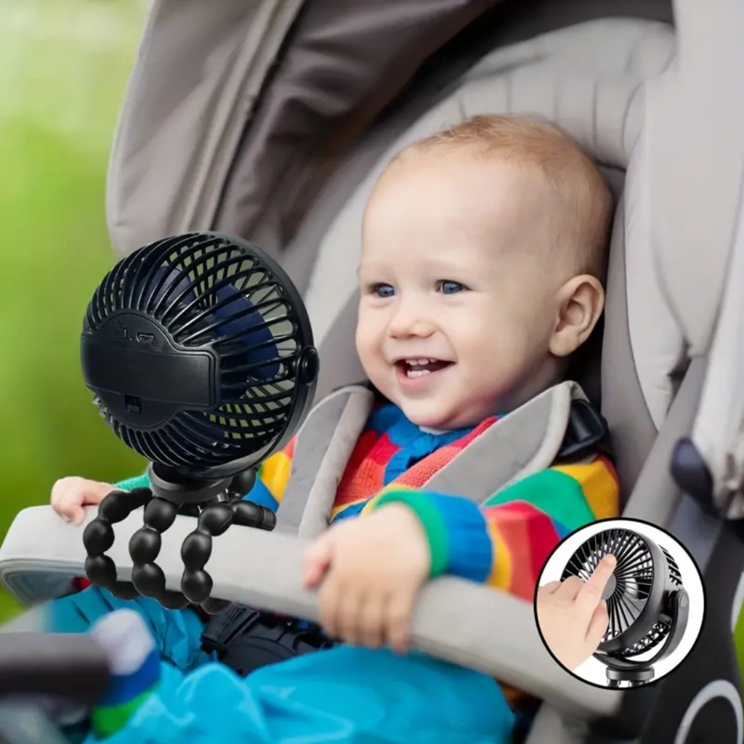 Nova Draagbare Ventilator | Verkoeling onderweg tijdens warme zomerdagen