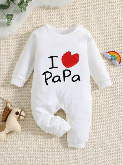 I love papa & mama romper